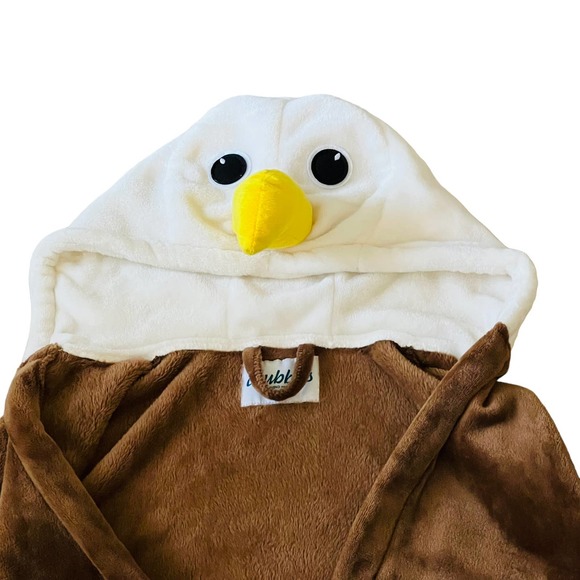Chubbies Brown Eagle Hooded Robe - Picture 2 of 10